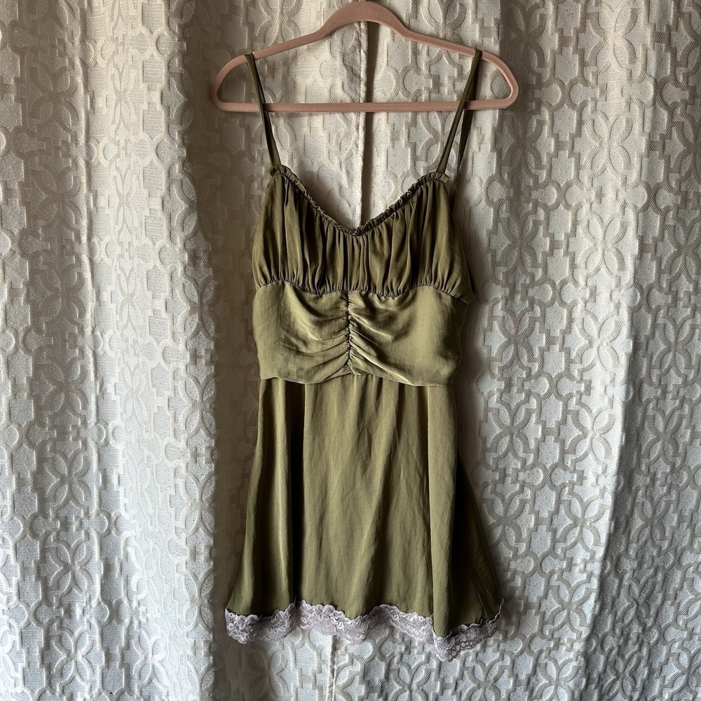 Free People dress nightgown green Intimately bohemian Size Small